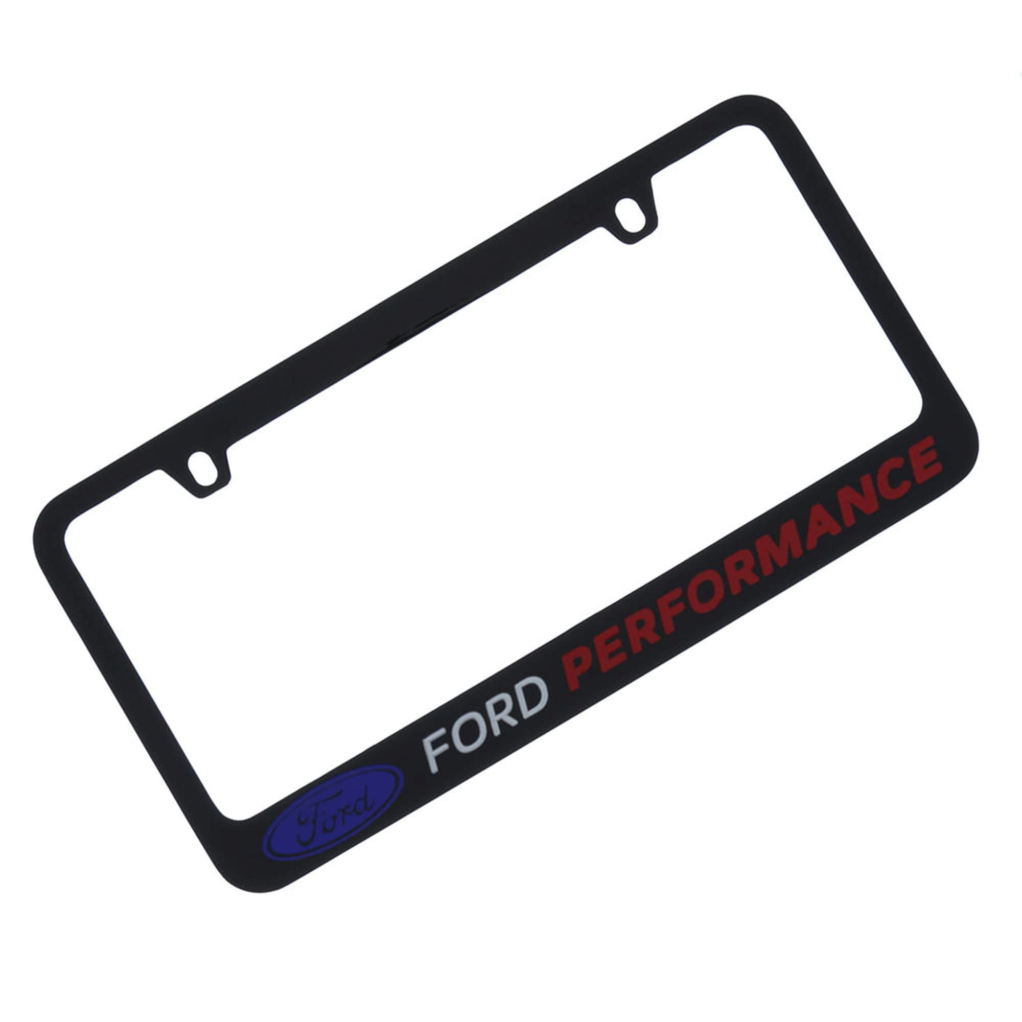 Red Inc.Black Fill License Plate Frame for Ford SVT Elite Automotive Products 