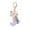 J, variant on Initial Letter Keychain, Bling Sparkly Tassel Butterfly Pendant Key Ring, Purple Purse Charm for Womens, Keychain Accessories for Handbags & Backpacks, Gift for Women