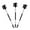 3 sticks, variant on BQBQERT 10/6/3pack Dog Eye Combs Tear Stain Remover Antiskid Combs Dog Eye Grooming Tool for Daily Dog Cared