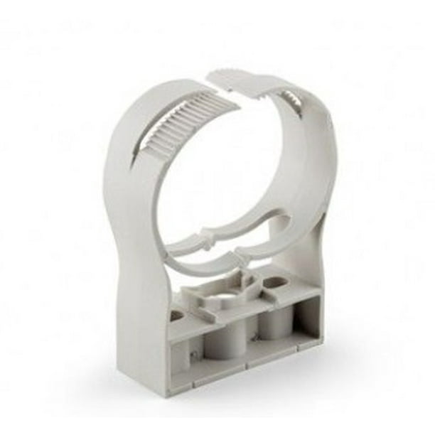 4" PVC Pipe Hanger White / Mounting Bracket UV Stable Quality Plumbing