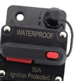 thumbnail image 6 of BAOSITY Marine Circuit Breaker 12V-48V DC with Manual Reset Compact Waterproof Ignition protected for Boat, Trolling, ATV, RV, Truck 50A, 6 of 8