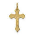 thumbnail image 3 of FJC Finejewelers 14k Yellow Gold Inri Bright Cut Crucifix Charm, 3 of 7
