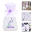 thumbnail image 3 of 12 bolsitas de lavanda con estampado floral, bolsitas vacías para fragancias, para un sueño relajante (morado claro), 3 of 7