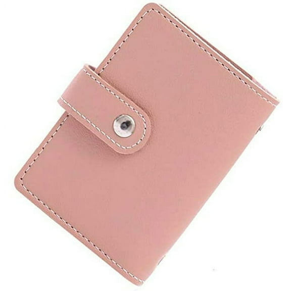 Sunisery Compact Women's Korean Style Card Wallet, Pink
