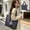 Gray-GY-clearacne, variant on Dyegold Solid Color Foldable Nylon Shoulder Tote Bag with Zipper Closure and Large Capacity for Travel Work Shopping