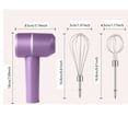 thumbnail image 3 of Batteur à Œufs Rechargeable USB, Batteur à Œufs (Compatible avec Diverses Œufs) – Mélangeur à Œufs Polyvalent avec 3 Vitesses de Réglage et Charge Sans Fil, 3 of 9