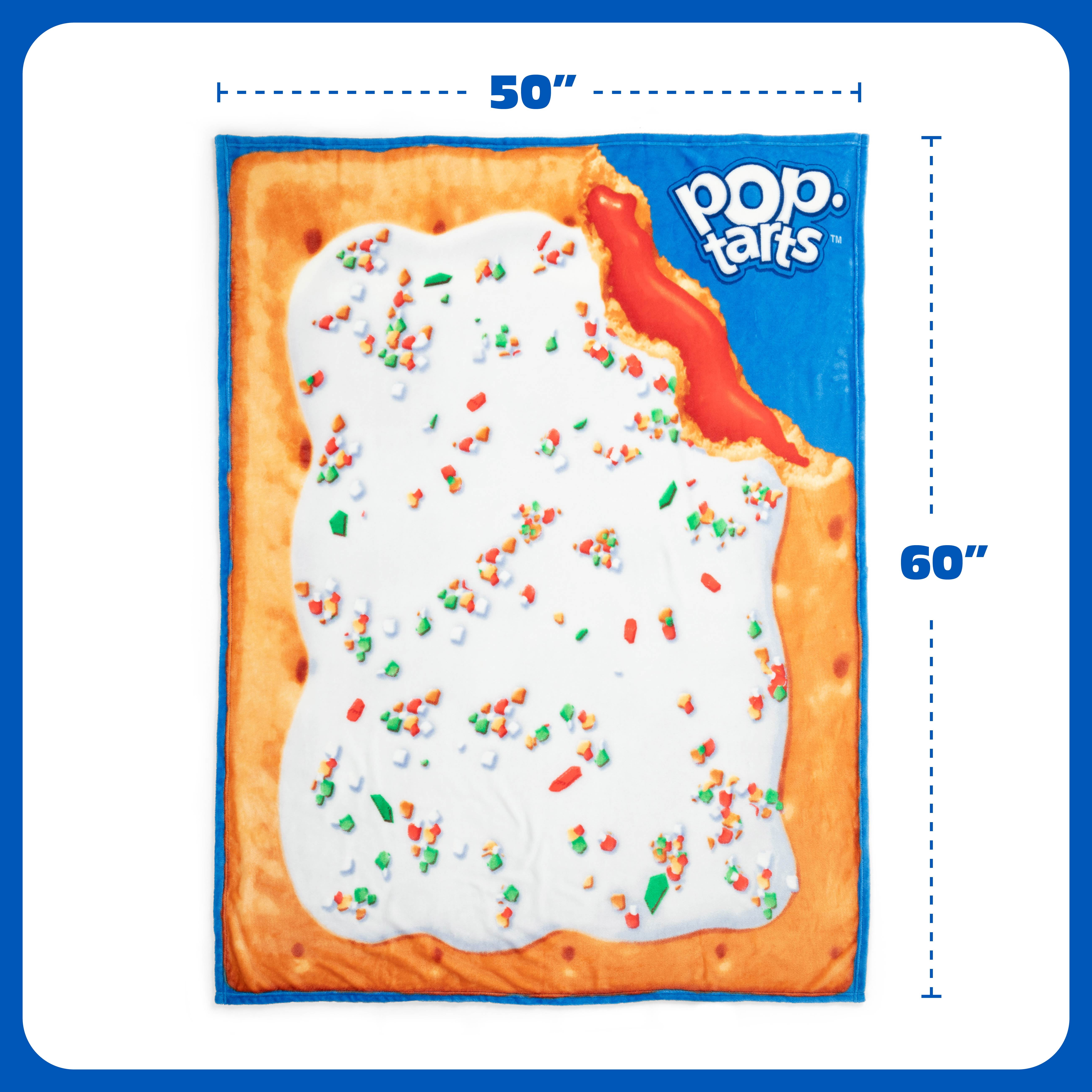 Pop-Tarts™ Cozy Concepts Co. Throw Blanket by Relatable,  Strawberry Pop-Tart® Throw Blanket,  50x60”