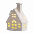 thumbnail image 2 of Decoraciones navideñas para interiores, casas de pueblo de cerámica iluminadas, decoración de mesa Estilo B, 2 of 9