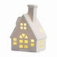 thumbnail image 2 of Casa de pueblo navideña de cerámica, decorativa, pequeña casa de porcelana con luz LED, para Estilo B, 2 of 9