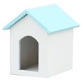 thumbnail image 1 of Caseta de perro en miniatura para casa de muñecas Miniho de madera a escala 1:12, 1 of 2