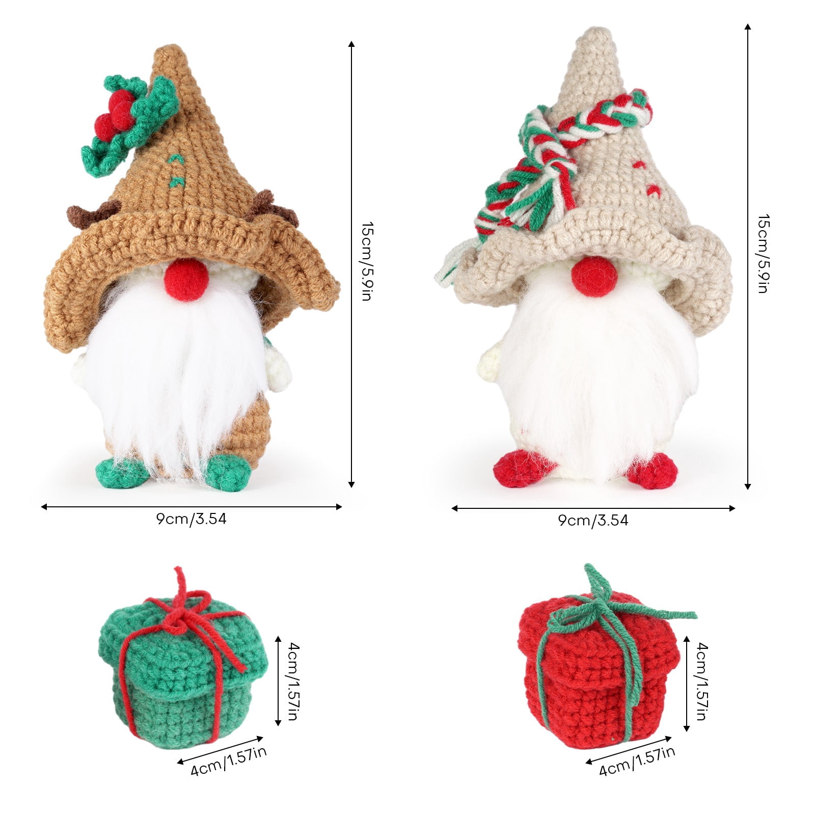 Christmas Amigurumi DIY Crochet Kit Wizardi F07N8-M109
