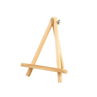 Sofullue 10PCS Small Desk Easels Canvas Painting Holder Wooden Tripod  Easels Tabletop Display Stand for Photo Chalkboard Signs