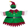 thumbnail image 2 of FastXmas Christmas Porch Goose Outfits Decorations,Christmas Goose Clothing Set Including 1x Cloth 1x Hat 1x Candy-shaped Cane 1x Candy Bag,Xmas Style Porch Goose Costume for Geese Patio Yard Decor, 2 of 9