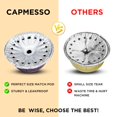 thumbnail image 5 of CAPMESSO 63mm Aluminum Foils Lids for Reusable Refillable Vertuo Pods Coffee Capsule Lid Silver 100pcs, 5 of 7