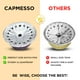 thumbnail image 4 of Tapas de aluminio para cápsulas reutilizables CAPMESSO Vertuo, 100 unidades/paquete, 4 of 6