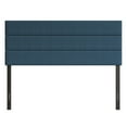 thumbnail image 3 of Home Design Corona Twin Upholstered Headboard with Foam Padding and Adjustable Base, Denim Blue, Easy Assembly, 3 of 5