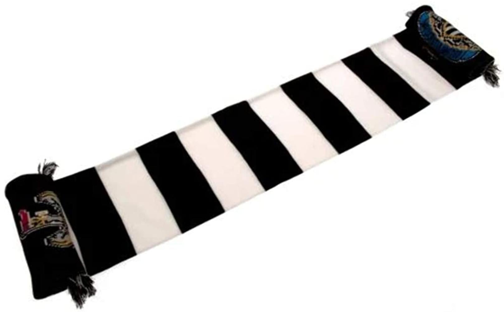 100% Acrylic Newcastle United Official Football Crest Traditional Fans Bar Scarf