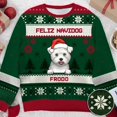 thumbnail image 3 of Suéter navideño feo con dibujo de gato, suéter navideño con impresión 3D, regalo de Papá Noel, sudadera 3D para hombre, otoño e invierno, 3 of 5