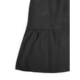 thumbnail image 7 of Luxtrada Summer Spaghetti Strap Square Neck Ruffle Long Dress Beach Sexy Backless Vacation Style Camisole Dress for Women (Black,L), 7 of 7