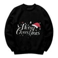 thumbnail image 4 of Pompotops Mode Femmes Décontracté Col Rond Impression de Noël Sweat à Manches Longues, 4 of 4