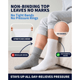 thumbnail image 2 of Special Essentials 12 Pairs Men's Variety Pack White Black Gray and Brown Cotton Diabetic Crew Socks 10-13, 2 of 7