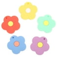 thumbnail image 1 of 5pcs Flower Key Covers Silicone Key Caps House Key Cover Caps Key Protector Caps, 1 of 5
