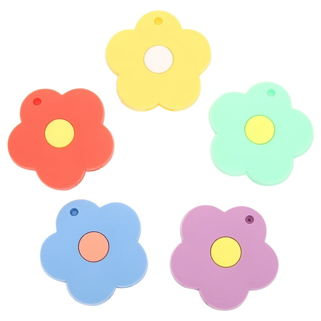 5pcs Flower Key Covers Silicone Key Caps House Key Cover Caps Key Protector Caps
