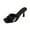 Black, variant on White Ladies Heels Open Toe Stone Pattern Comfortable Lightweight For All Seasons Casual Daily Outdoor Walking And Everyday Wear Size 43