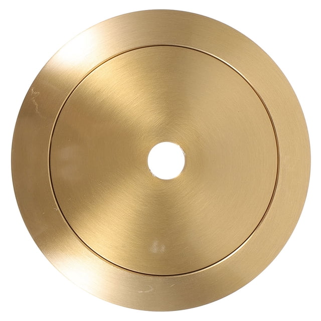 KONTONTY Lampshade Fitting 1 Set Circular Golden Brass Adapter Rings For Homeowners Commercial Use