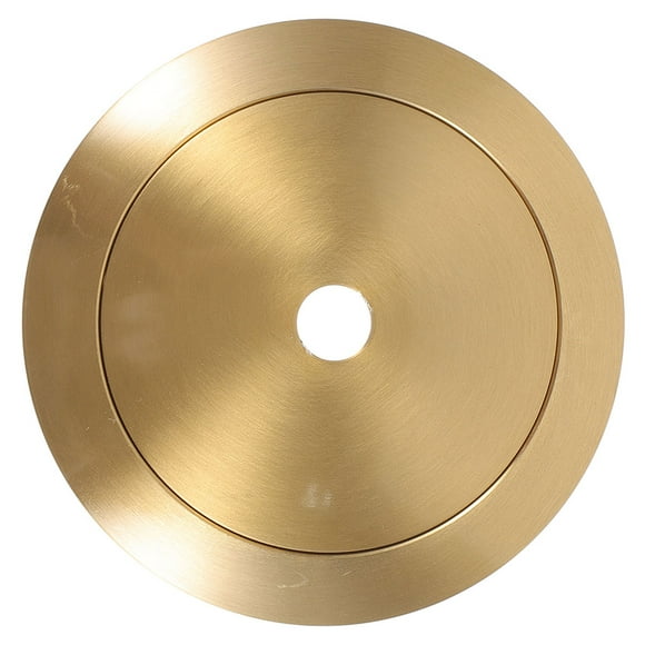 KONTONTY Lampshade Fitting 1 Set Circular Golden Brass Adapter Rings For Homeowners Commercial Use