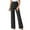 Black, variant on Blmnix Palazzo Womens Slacks for Work Plaid Fashion High Waist Womens Athletic Pants Wide-Leg Ankle Trousers