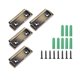 thumbnail image 1 of 4 Piezas Ganchos para Tapiz Clips de Pared Sujetadores de Telas con Metal Resistente Función Multifuncional Adecuada para Oficinas Hogares Cocina Estudio Taller7cmx2.85cm, 1 of 9