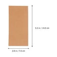thumbnail image 3 of LOLIPPYY 10Pcs Memo Notepad Light Brown Paper for Business Traveler Use, 3 of 4
