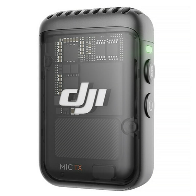 DJI Mic 2 Transmitter (Shadow Black), Wireless Microphone, 14-Hour