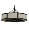 thumbnail image 4 of Meyda Tiffany 146241 Smythe Craftsman 30" 5 Blade Indoor Ceiling Fan - MultiColor, 4 of 5
