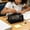 12#Black, variant on Transparent Mesh Storage Bag Portable Zipper Pouch Cosmetic Travel Organizer Breathable Lightweight Bag For Toiletries Stationery Accessories And Sundries