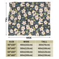 thumbnail image 3 of KLL Fleece Blanket Plush Throw Blanket Flowers ,Soft Fuzzy Cozy Flannel Blanket for Couch Sofa Bed.(40"x30" ), 3 of 7
