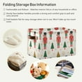 thumbnail image 5 of FREEAMG Christmas Nutcracker Foldable Canvas Storage Bin, Sturdy Fabric Storage Basket with Handles, Storage Cube Box for Organizing Shelf Nursery Toy Closet 1PCS, 5 of 7