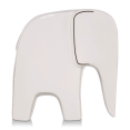 thumbnail image 1 of Bouclair Éléphant Décoratif en Céramique Blanc, 1 of 6