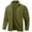 Army Green, variant on ZUKMRJPC Men's Polar Fleece Shirts Long Sleeve Solid Color Casual Button Down Shirt Jacket Fall Winter Warm Work Shirt with Pockets
