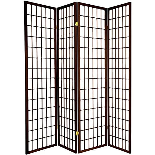 Local PICK UP ONLY 3 Folding Panel Wood Shoji Room Divider Screen Oriental Lines 