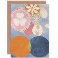 thumbnail image 1 of Hilma Af Klint Group Iv No 2 Ten Largest Youth Fine Art Greetings Card Plus Envelope Blank inside, 1 of 3