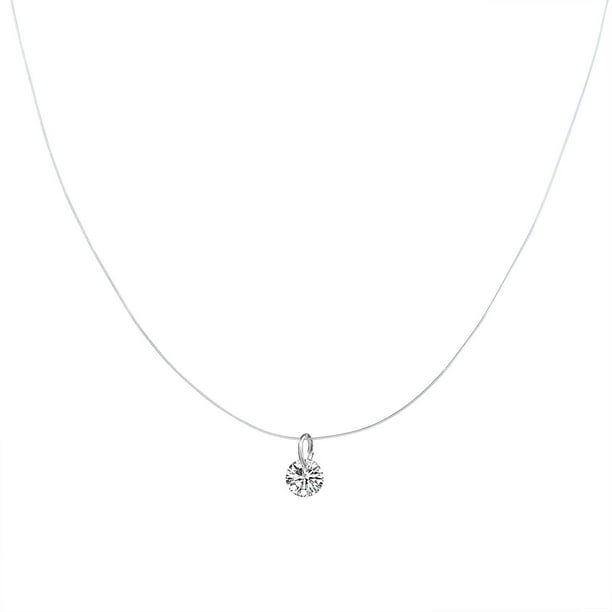 Fish line best sale necklace