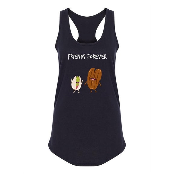 Pistachio And Pecan Friends Racerback Tank Women -Image by Shutterstock, Female x-Large