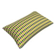 thumbnail image 3 of Bixox Mardi Gras Purple Yellow Plaid Printed Pillow Protector,Super Soft Ideal for Home,Guests,Rentals - 14"x20", 3 of 8