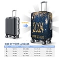 thumbnail image 6 of Disketp Happy New Year 2024 Elastic Travel Luggage Cover Travel Suitcase Protective Cover For Trunk Case Apply To 18''-32'' Suitcase Cover (Luggage not included)-Medium, 6 of 9