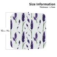 thumbnail image 2 of Leather Coasters with Heat-resistant for Drinks, Lavender Flowers Green Cup Coasters Cup Pad Mat for Tabletop Protection, Coffee Table, Office Desk and Housewarming Gift, 2 of 5