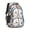 Baseballs and Shirts, variant on Baseballs and Gloves Blue Pattern Backpack for School, Cute School Bag with Adjustable Shoulder Straps and Padded Back, 16.9"x12.6"x5.9"