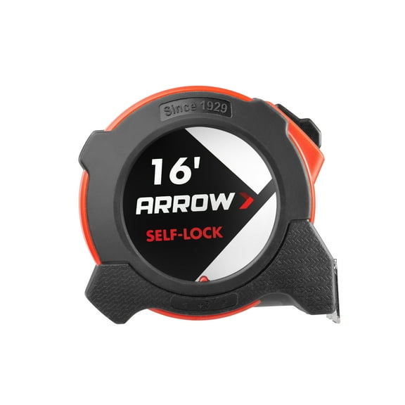 Arrow Self-Lock Tape Measure, 16ft Reach