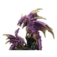 thumbnail image 6 of Ebros 10.5" Height Gift Metallic Purple Mother Dragon Garden Statues, 6 of 9